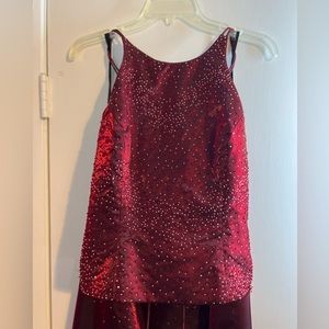 Two piece formal dress